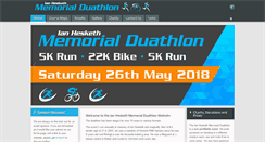 Desktop Screenshot of memorialduathlon.co.uk